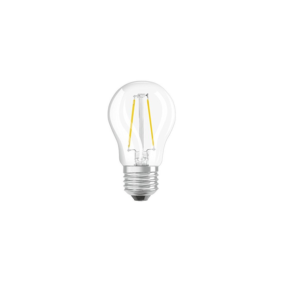 OSRAM LED Superstar Classic P / LED-lamp in drop shape with E27-base / dimmable / replacement for 40 Watt / filament style clear / warm white - 2700