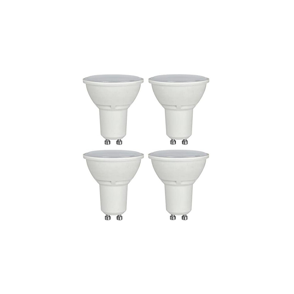 Status Ih Gu10 Led Bulbs, Daylight 6500K, 5W 360Lm Equivalent To 50W Bulb, Energy Efficient Led Bulb, Non-Dimmable, Pack Of 4 White