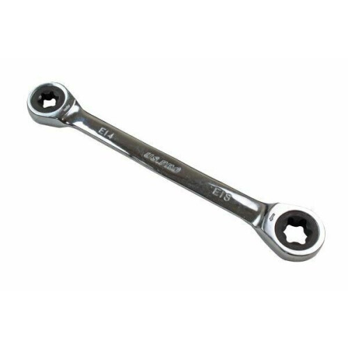 us pro US PRO Tools 4pc Metric Double E-Torx Gear Ratchet Spanner Set E6 - E24 2247 1