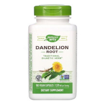 Nature's Way, Dandelion Rot, 180 Veganska Kapslar (525 mg per Kapsel)