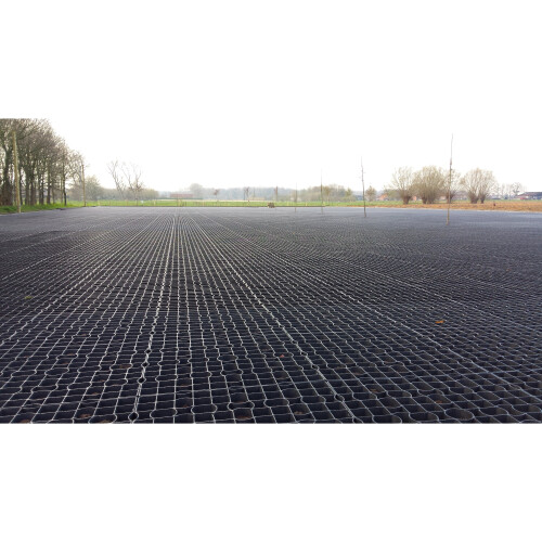 (Black, 50mm Depth) CORE Grass Reinforcement Grass Grids (800 X 800) 2