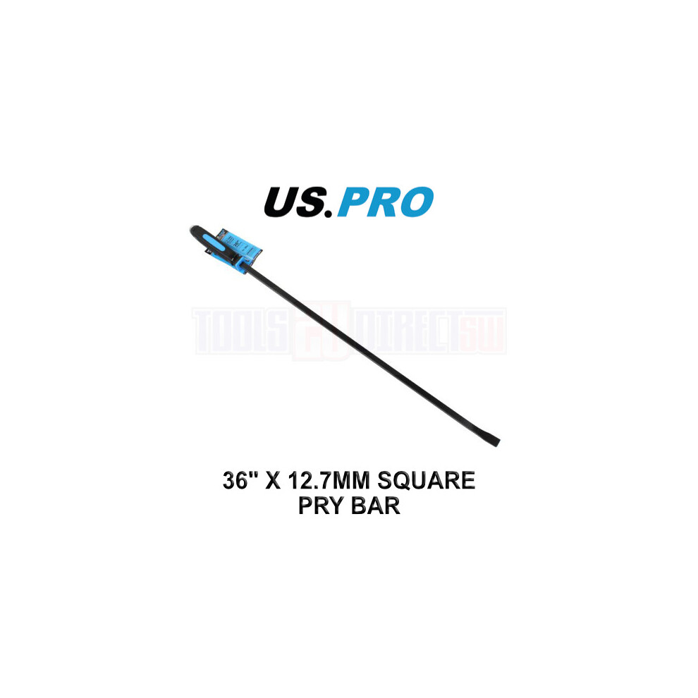 US PRO Tools 36" X 12.7MM Angled Pry Bar Fully Hardened 6867