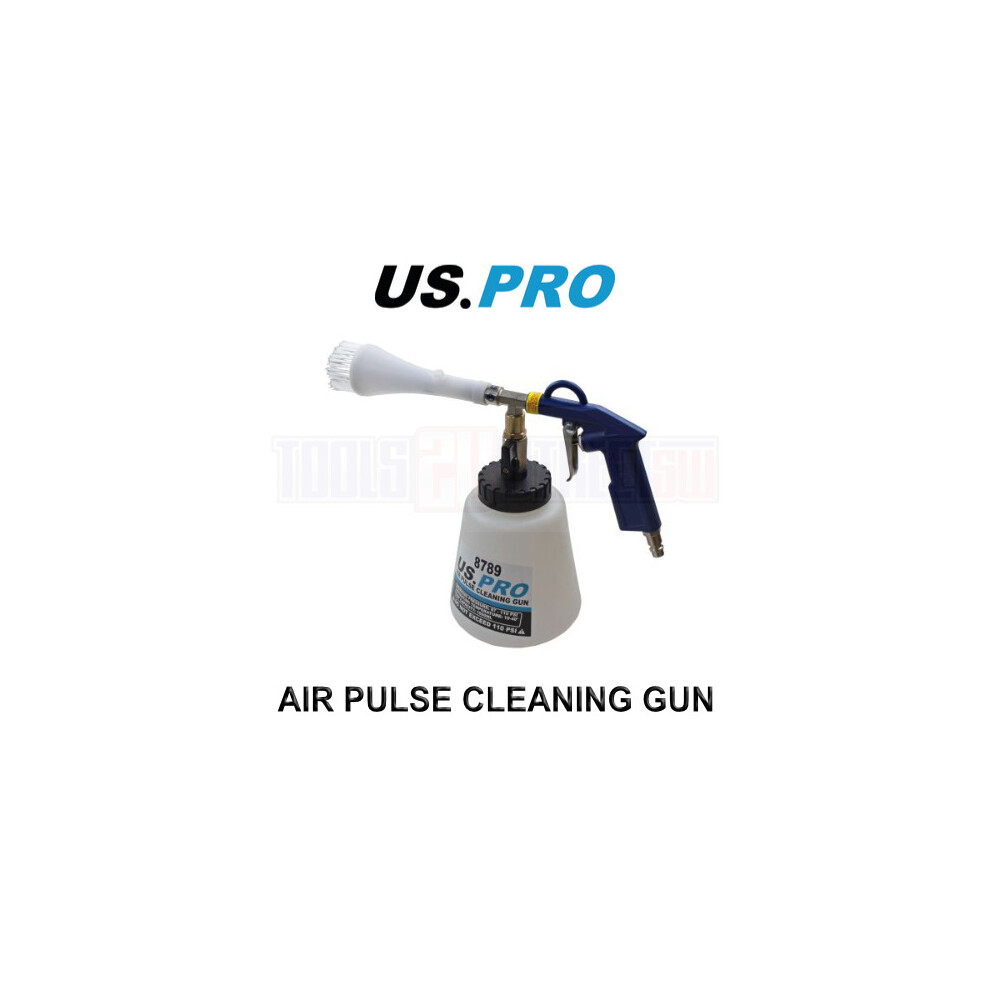 US PRO Tools Air Pulse Cleaning Gun Tornado Effect Cleaner Upholstery 8789
