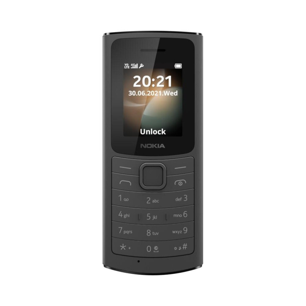 Nokia 110 4G - Dual Sim - 128Mb - 48Mb Black 6438409062796