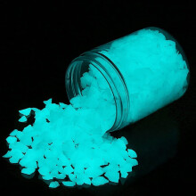 (Green, Large (50x40x15mm)) Core Glow |Glow in the Dark Landscape Gravel