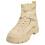 Buffalo (6.5) Buffalo Aspha Com1 Womens Platform Boots in Beige 1
