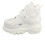 Buffalo (6.5) Buffalo 1348-14 2.0 Womens Platform Boots in White 3