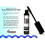 Blackbeard for Men Mens Colour Beard Moustache LIGHT/MEDIUM BROWN X2 5