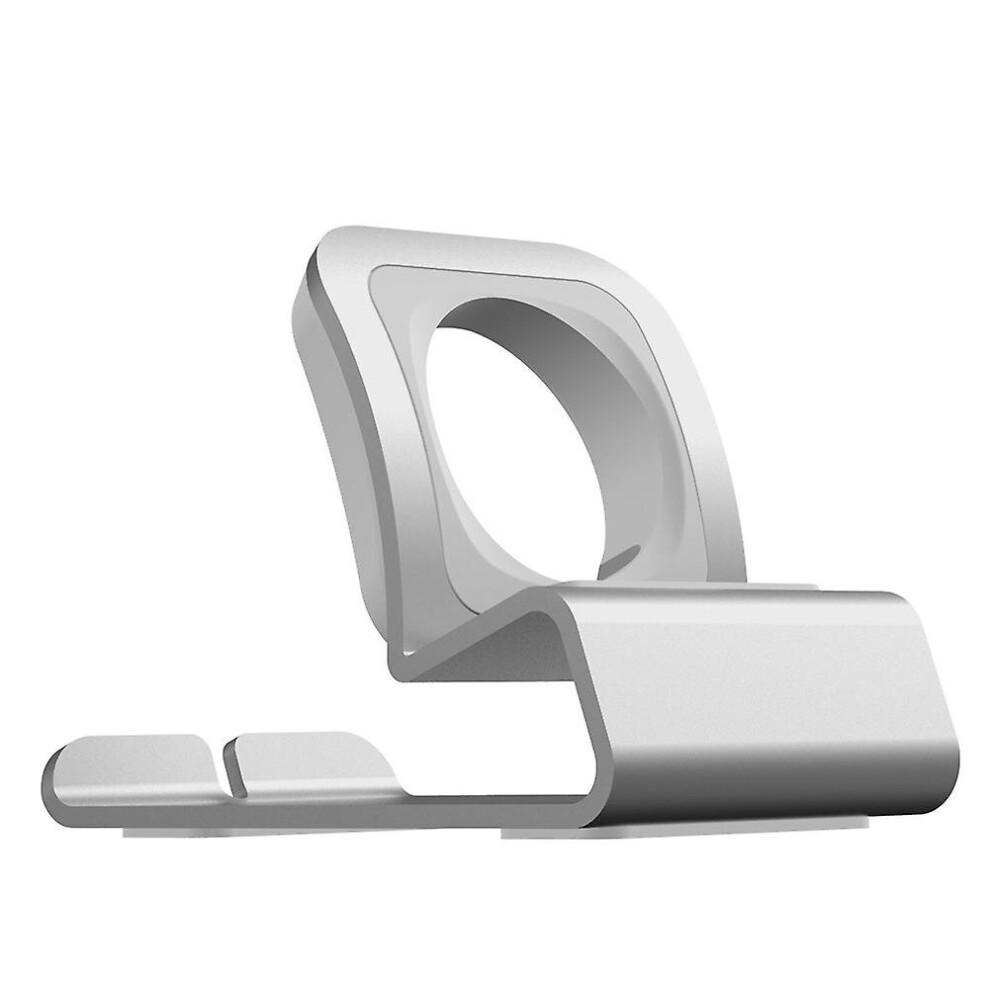 (Space ) Aluminum Charging Stand Charger Dock Station For Iwatch 3 2 1 38Mm 42Mm Silver 768619224957