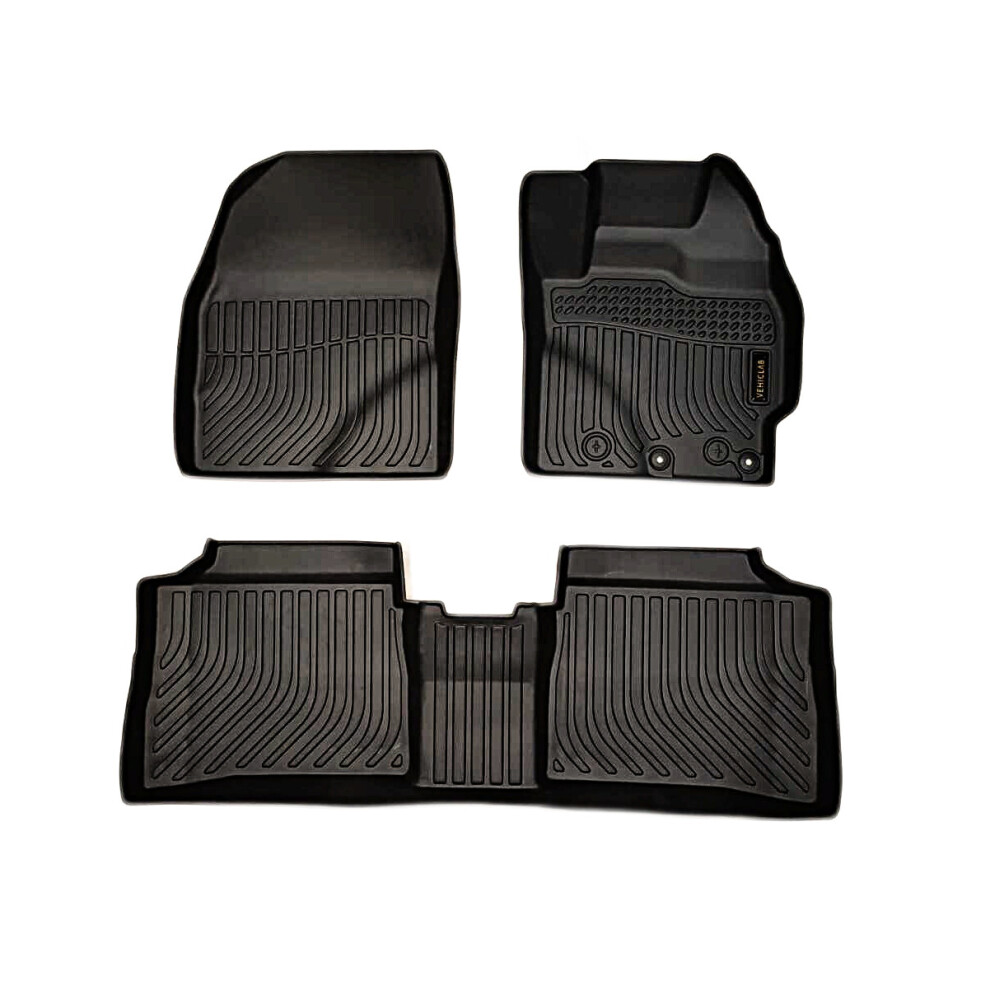 Toyota Prius (Xw30) 2012-2016 All Weather 3D/5D Moulded Tpe Car Mats 5044282596481