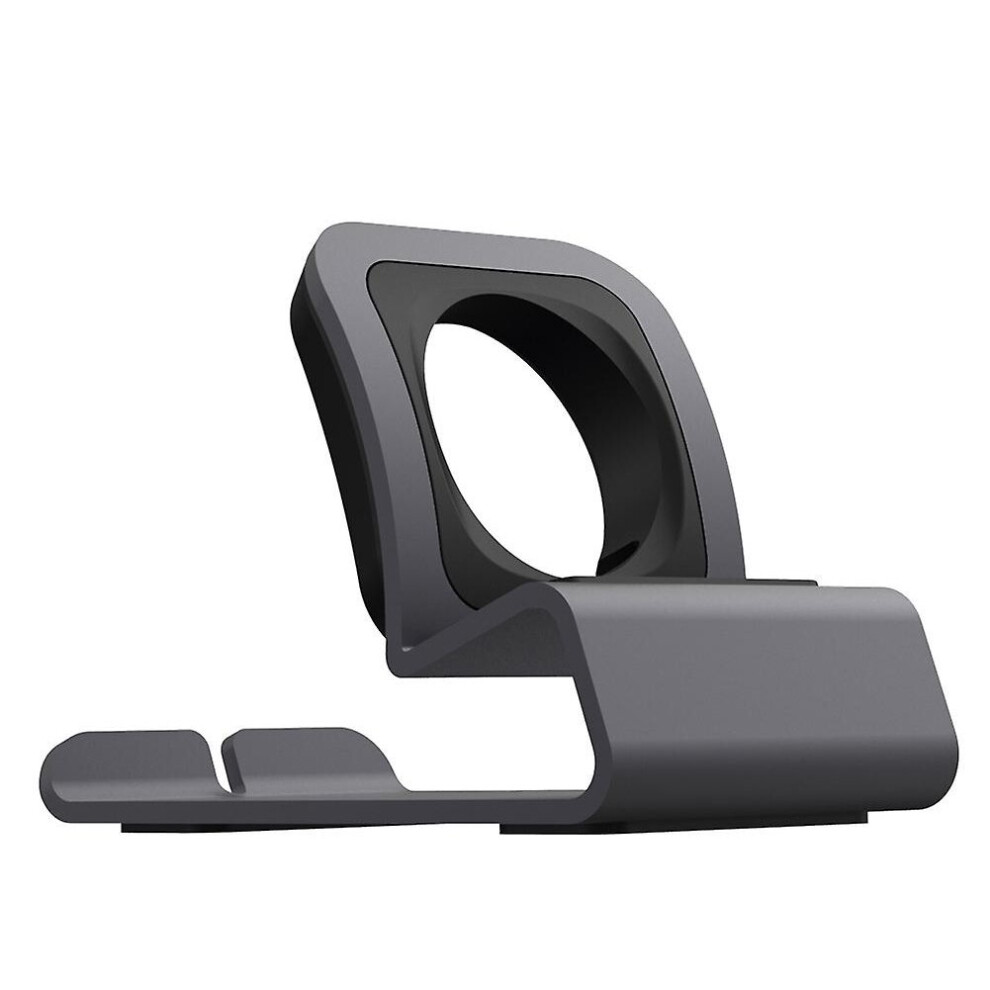 (Space ) Aluminum Charging Stand Charger Dock Station For Iwatch 3 2 1 38Mm 42Mm Gray 768619224926
