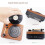 Vintage vinyl record player Bluetooth speaker portable 11