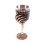 (Black, beige) Personalised resin ghost head goblet, wine glass 1