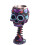 (Purple, black) Personalised resin ghost head goblet, wine glass 2