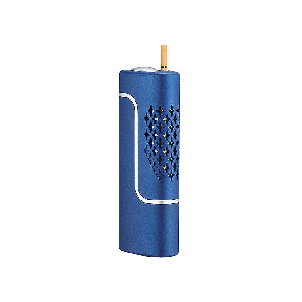 (Blue) Car Tungsten Cigarette Lighter Ashtray Air Purification Remove Smoke Smell Blue 768645193241