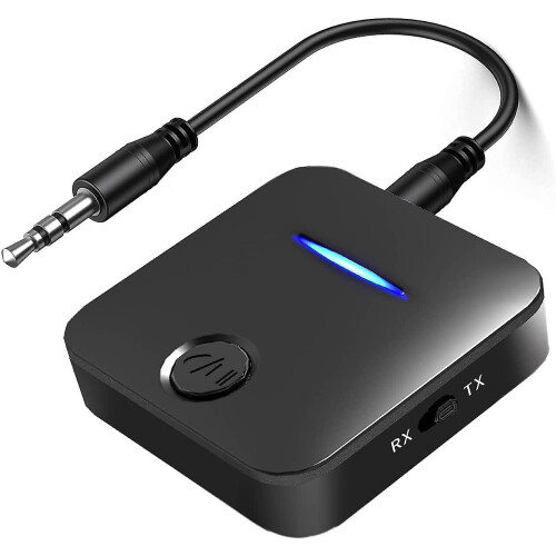 Bluetooth Adapter 2 In 1 Bluetooth Audio Receiver Transmitter For Car Tv Headset Pc