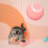 (PINK) Smart rolling ball Electric cat ball toy 3