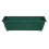 60cm Slim Plastic Venetian Window Box Trough Planter Pot Green Colour 1