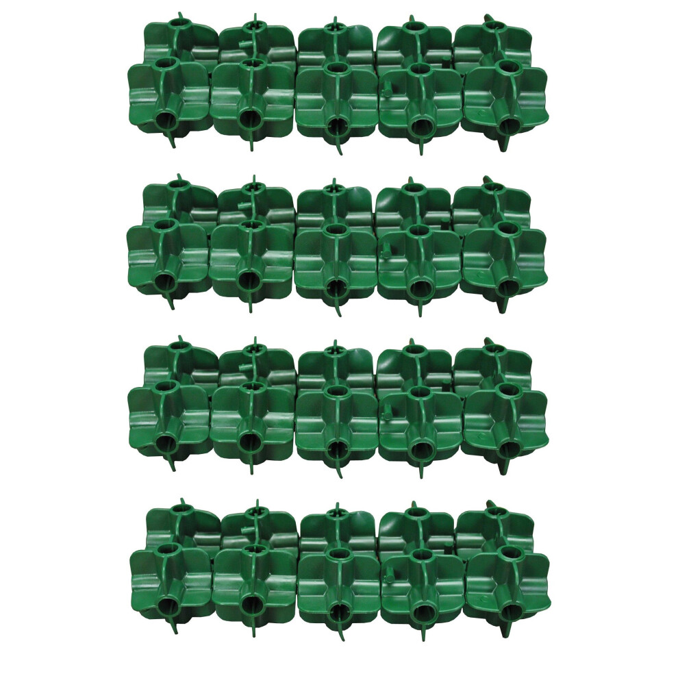 Selections Bamboo Cane Flexible Fruit Cage Connectors (Pack Of 40)