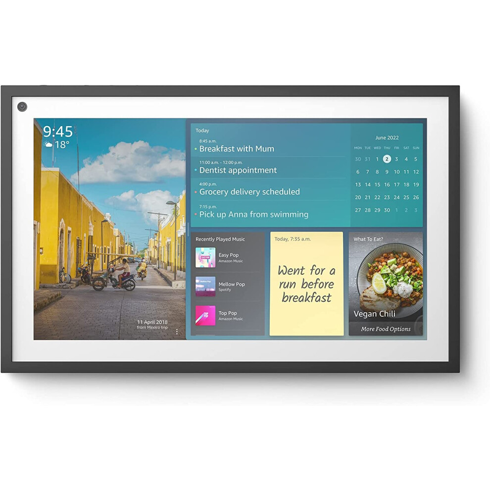 Echo Show 15 Smart Speaker With Alexa Black