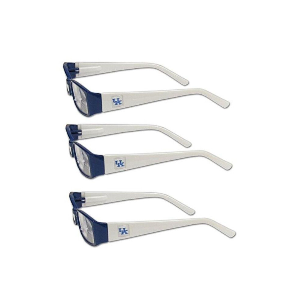 Siskiyousports Siskiyou C3rgc35-2.25 Ncaa Kentucky Wildcats Reading Glasses - Plus 2.25 - Pack Of 3