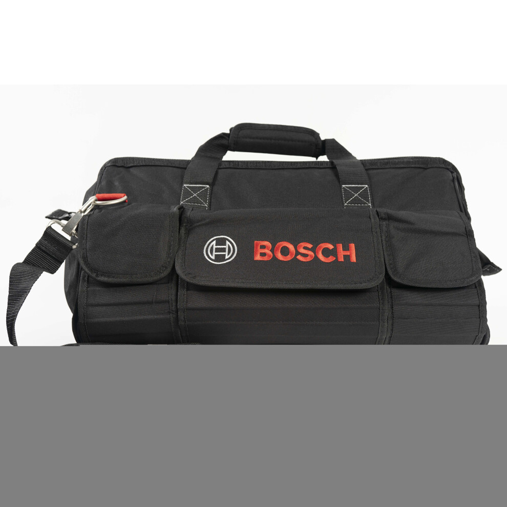 Bosch Tool Carry Bag With Multiple Pockets - Black