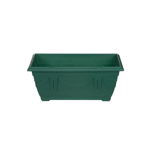 Venetian Window Box Trough Planter Small 40cm Plastic Pot Forest Green 1