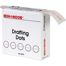 Koh-I-Noor KOH25900J01 Drafting Adhesive Tape Dot, White