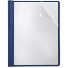 Oxford OXF50443 Navy Linen Front Oxford Report Cover - Pack of 5