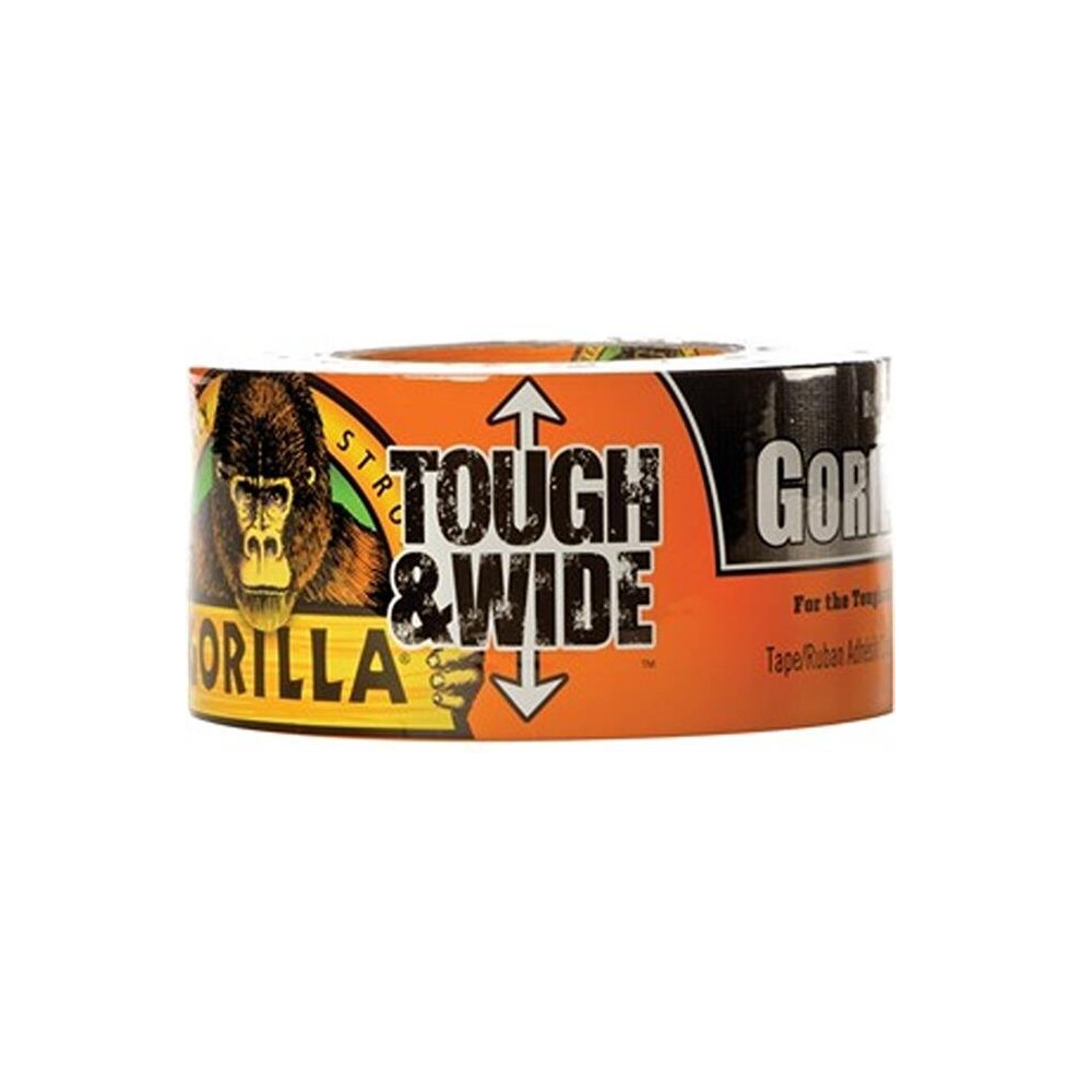 Gorilla GOR106425 2.88 in. x 25 Yard Tough Wide Tape, Black