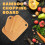 AAMEN 2-Pack Bamboo Chopping Board, Natural Wooden Chopping Board 8