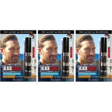 Blackbeard for Men Mens Colour Beard Moustache LIGHT/MEDIUM BROWN X3