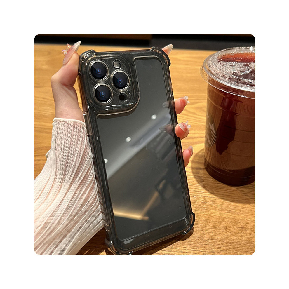 ( Transparent, Iphone 14 Promax) Case For Iphone 14/14Pro/14Pro Max/14Max Air Cushion Drop Protection, Shockproof Transparent Clear Bumper Phone Black 944407557586