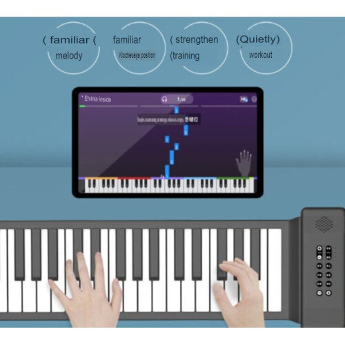 (standard) Electronic hand-rolled piano professional 88 keys folding portable 2