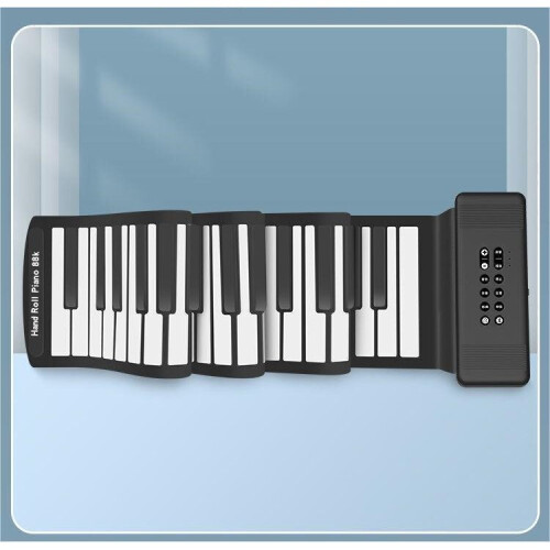 (high configuration) Electronic hand-rolled piano professional 88 keys folding portable 1