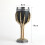 (Black, white) Skull wine glass, resin creative wine glass 4