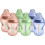 Tommee Tippee Tommee Tippee Kindness Closer To Nature 260ml Baby Bottles Pack of 6 Multicolour (422734) Anti-colic, Breast-like Teat 1
