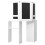 VidaXL vidaXL Corner Dressing Table Cosmetic Table Make-up Table White Mirror Bedroom 6