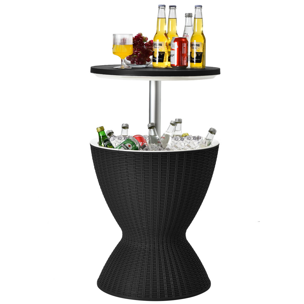 30L Ice Bucket Table Patio Ice Beer Drinks Storage Holder Adjustable