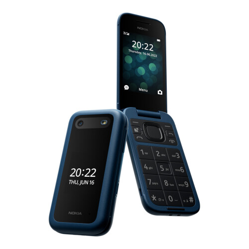 Nokia Nokia 2660 Flip - UK Model - Dual SIM - Blue - 128MB - 48MB