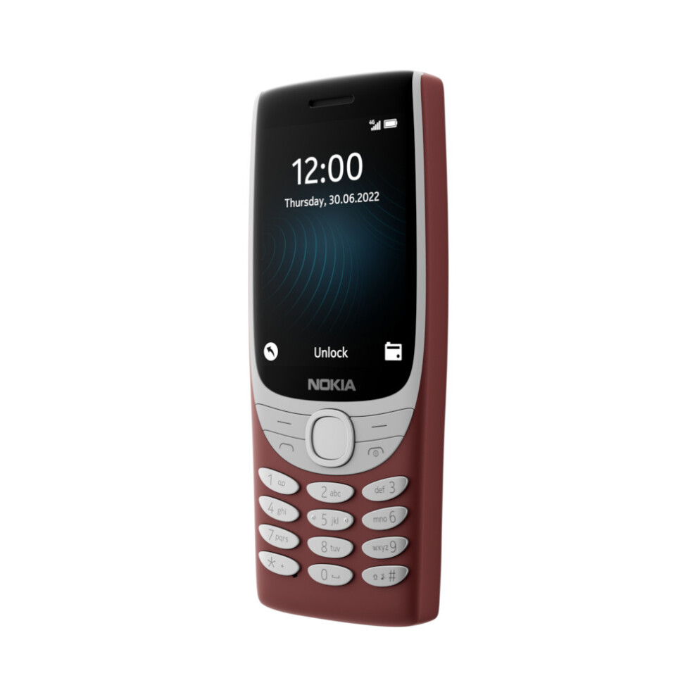 nokia-8210-4g---uk-model---dual-sim---red---128mb---48mb-ram