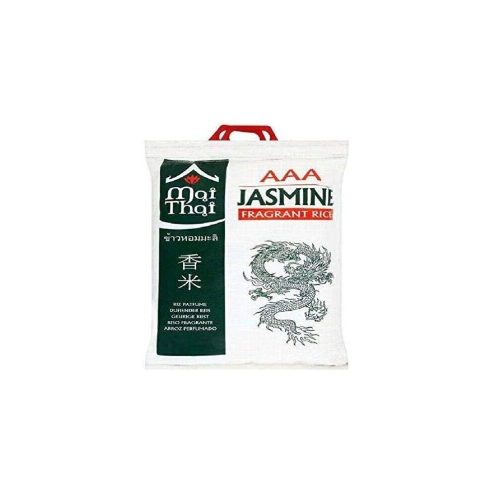 Mai Thai "AAA" Fragrant Jasmine Rice (10kg) - Soft, Sticky texture