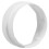 SPARES2GO Vent Hose Connector Adaptor Threaded Duct Pipe Outlet Ring (5" / 125mm) 4