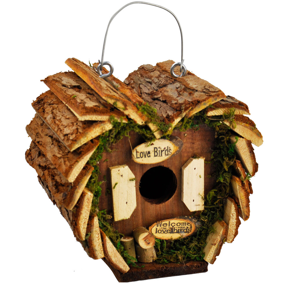 Bird House Hotel Home Garden Nest Station Ready Made Nesting House Hanging Tree