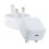USB-C 20W PD Fast Charging Plug Adapter with USB-C Port - White (Bulk) 3