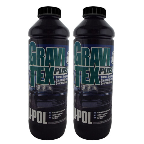 GRAVITEX - 1L Bottle Black - Pack of 2 1