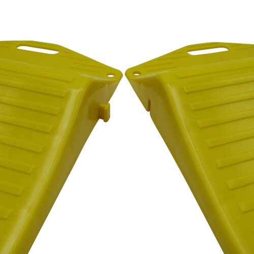 Caravan Tyre Saver Pair with Handles (Wheel Flat Spot Protector Ramps) 2