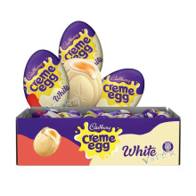 Cadbury White Creme Eggs Box 48 x 40g