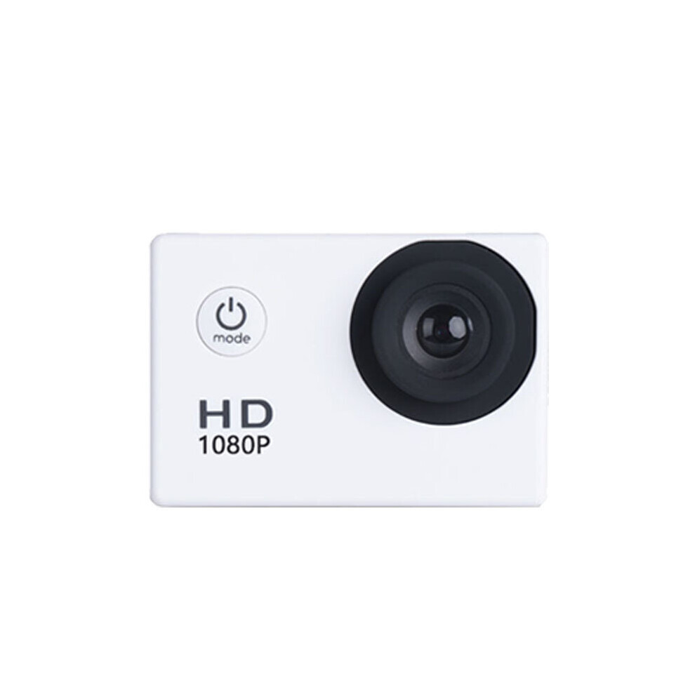 (White) Sport Action Camera Hd 1080p Underwater Dvr Cam Dv Video Camcorder 