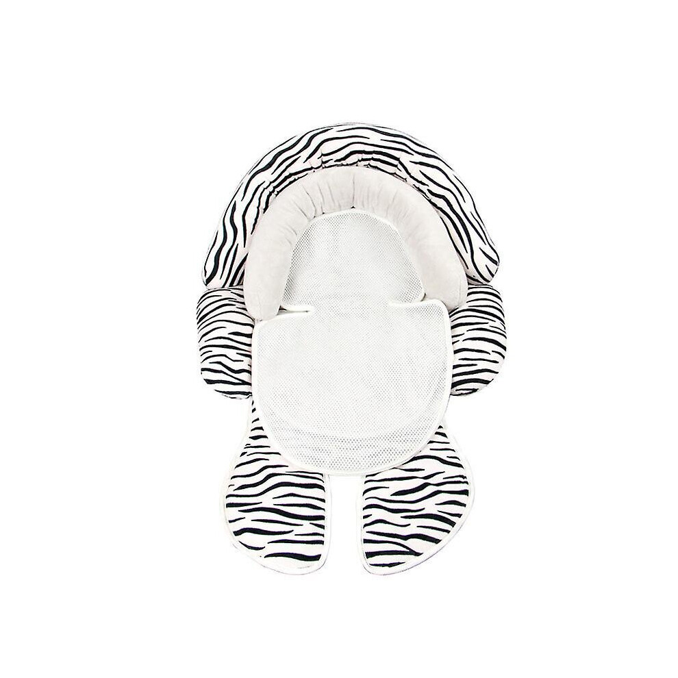 (Zebra) Stroller Pad Baby Stroller Seat Cushion Pushchair Mat Infant Car Seat Pad